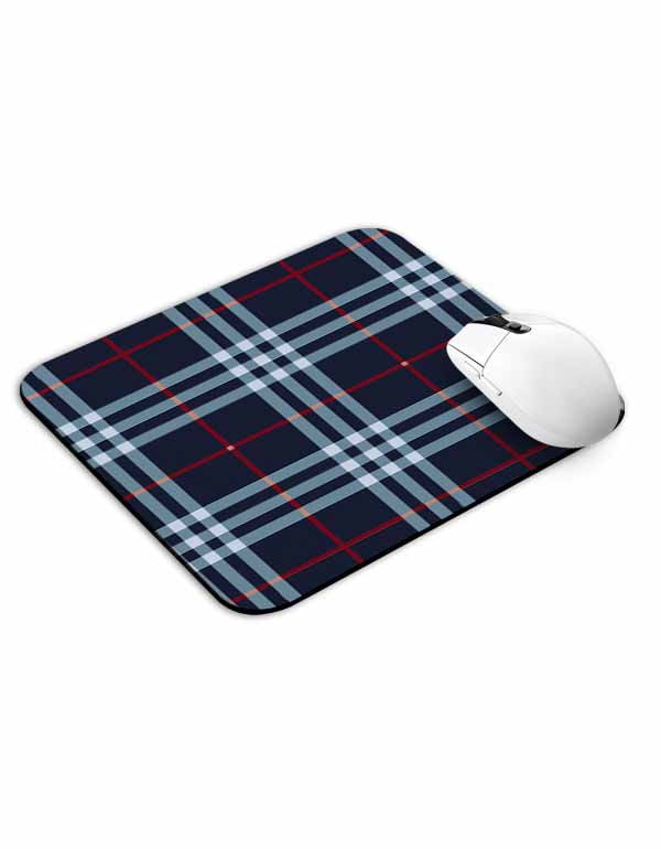 Allleftout Checks Cotton Like Pattern Mouse Pad