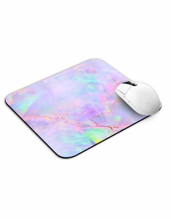 Allleftout Multicolor Marble Premium Mouse Pad