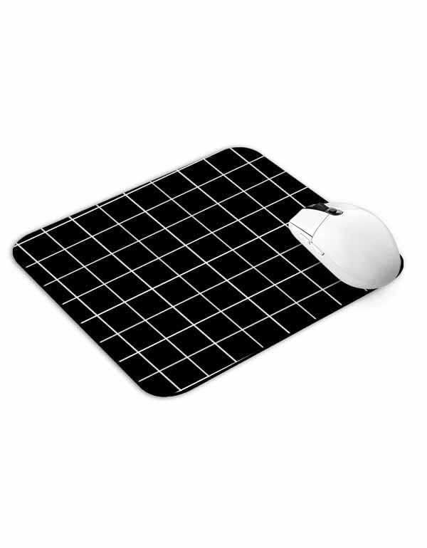 Allleftout Graph On Black Mouse Pad