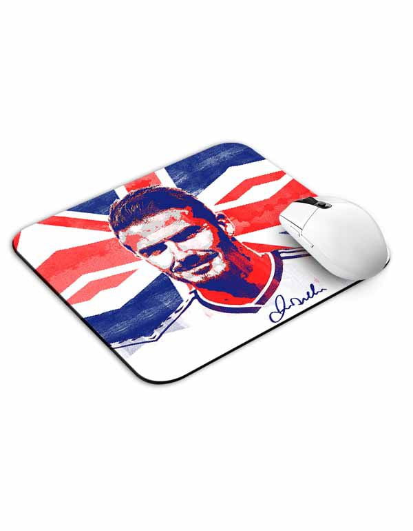 Allleftout David Beckham Signature Mouse Pad