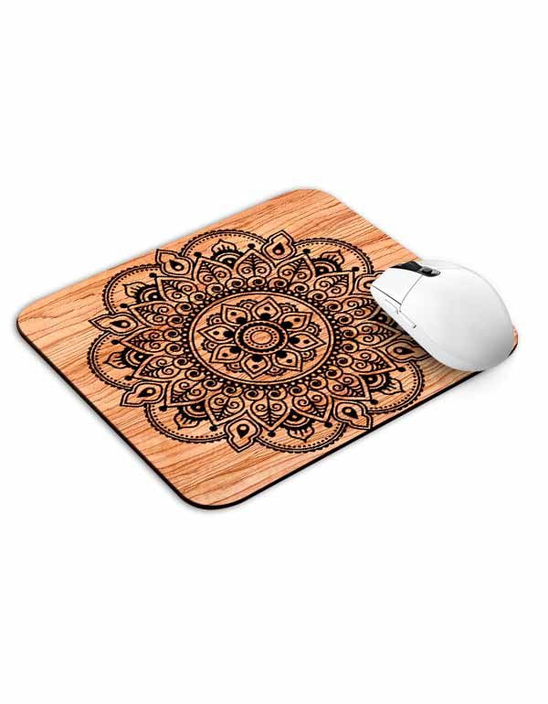 Allleftout Mandla On Wood Mouse Pad