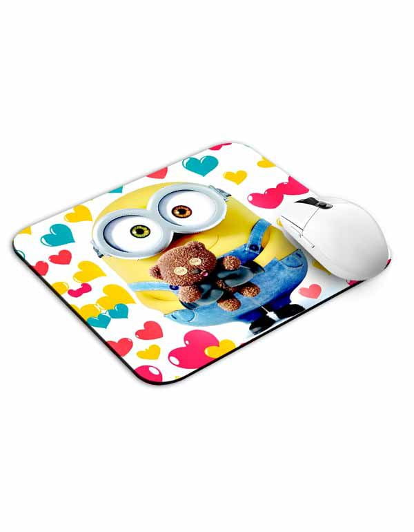 Allleftout Minion With Teddy Mouse Pad