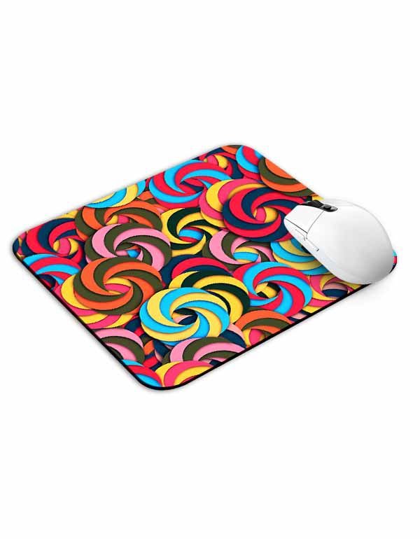 Allleftout Overlapping Circles Mouse Pad