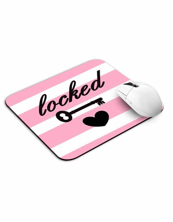Allleftout Locked In Love Mouse Pad