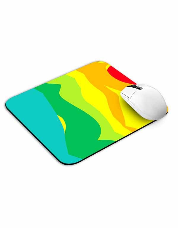 Allleftout Colorful Rainbow Flow Mouse Pad