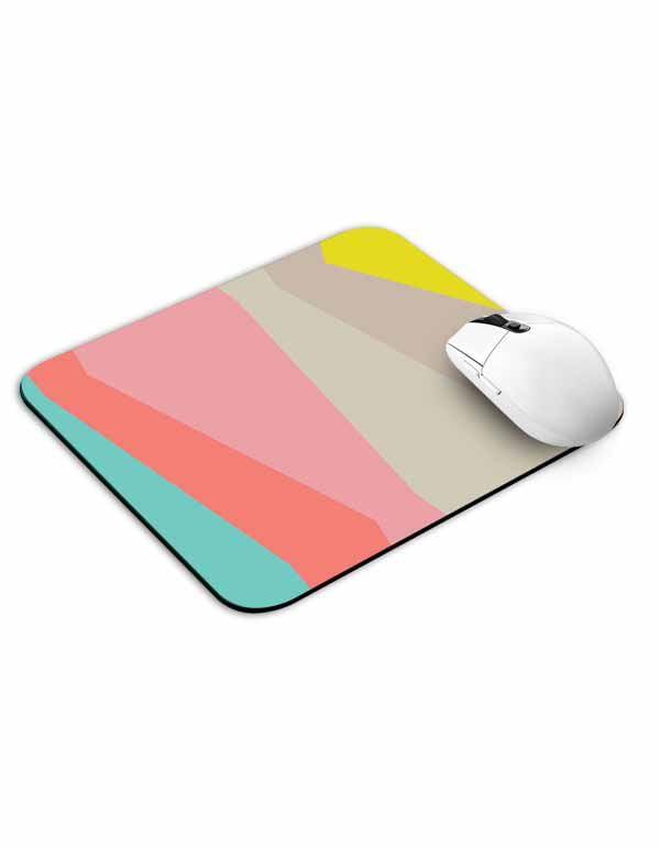 Allleftout Colorful Horizontal Lines Mouse Pad