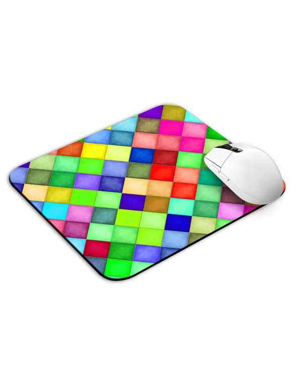 Allleftout Colorful Palette Diamond Mouse Pad