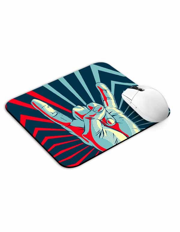 Allleftout Rock Sign Mouse Pad