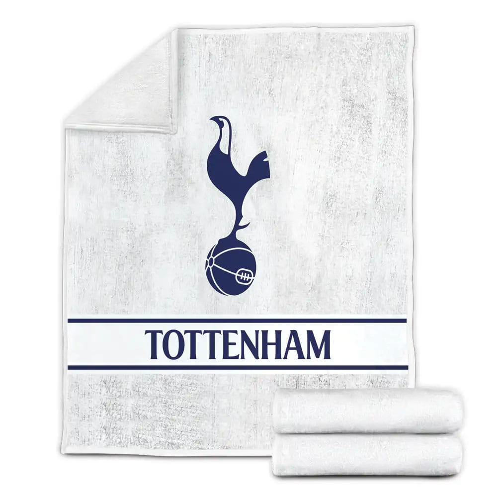 Tottenham Hotspur Fc Football Fleece Blanket Gift For Christmas Thanksgiving Halloween