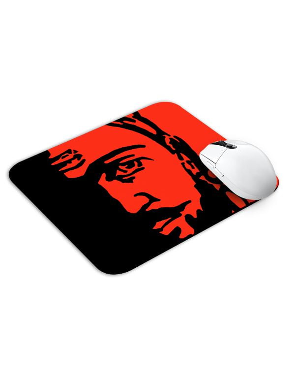 Allleftout Shivaji Maharaj Face Mouse Pad