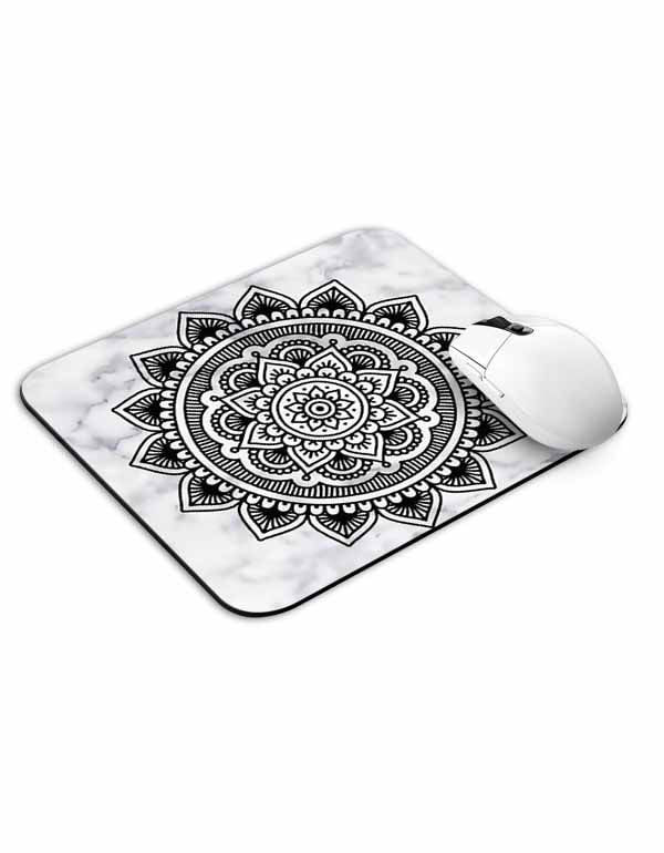 Allleftout Mandla Art On Marble Mouse Pad