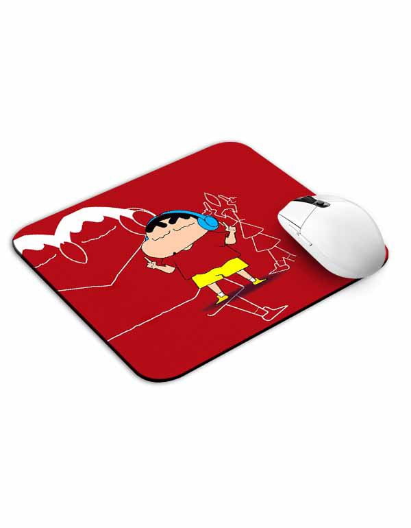Allleftout Shinchan Music Lover Mouse Pad