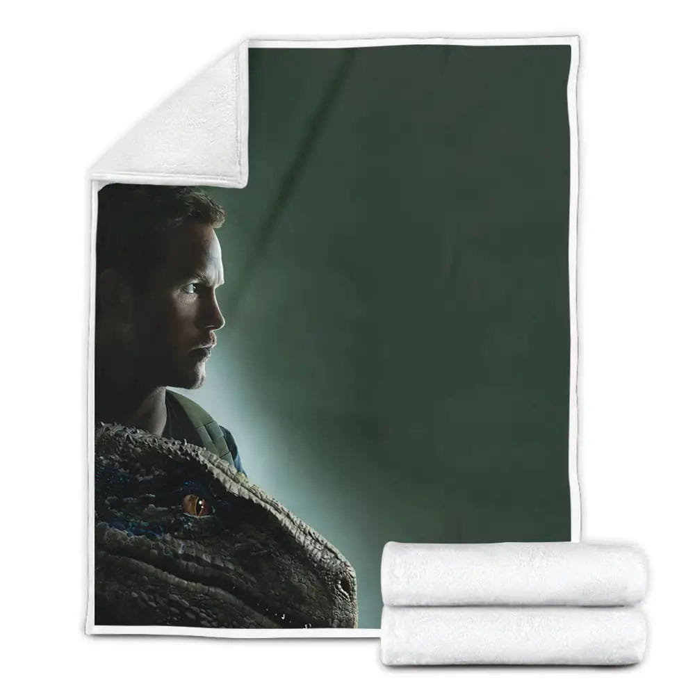 Jurassic World Fallen Kingdom Fleece Blanket Gift For Christmas Thanksgiving Halloween