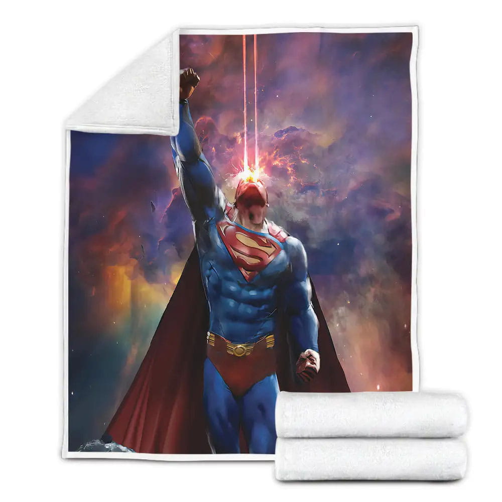 Superman Dc Comics Character Fleece Blanket Gift For Christmas Thanksgiving Halloween