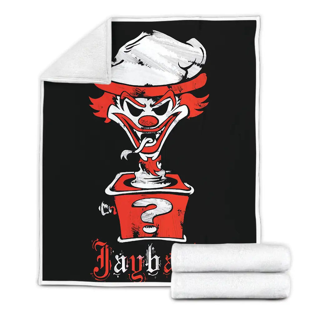 Riddle Box Insane Clown Posse Fleece Blanket Gift For Christmas Thanksgiving Halloween