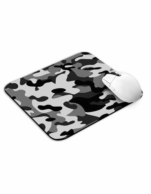 Allleftout Military Army Camouflage Grey Mouse Pad