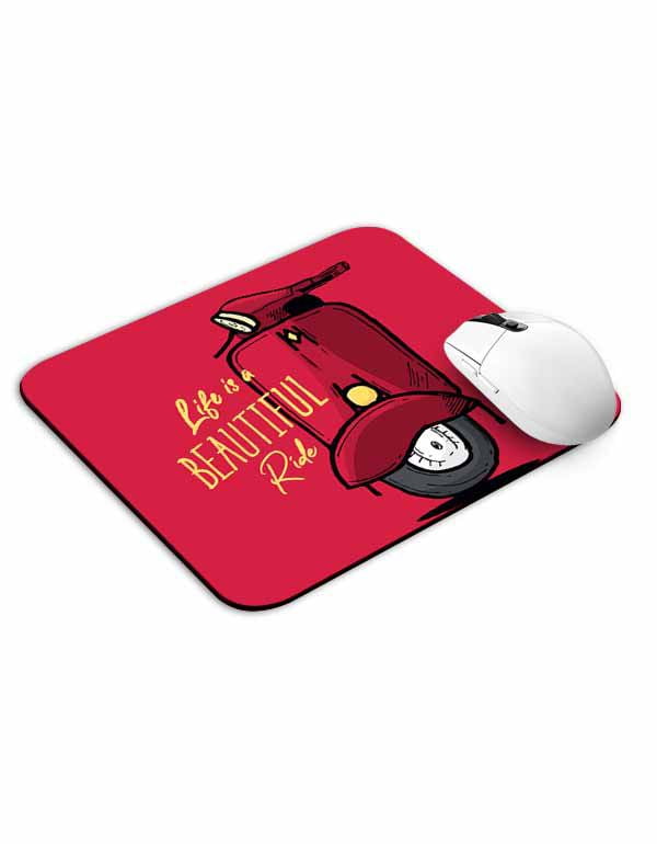 Allleftout Life Is Beautiful Ride Mouse Pad