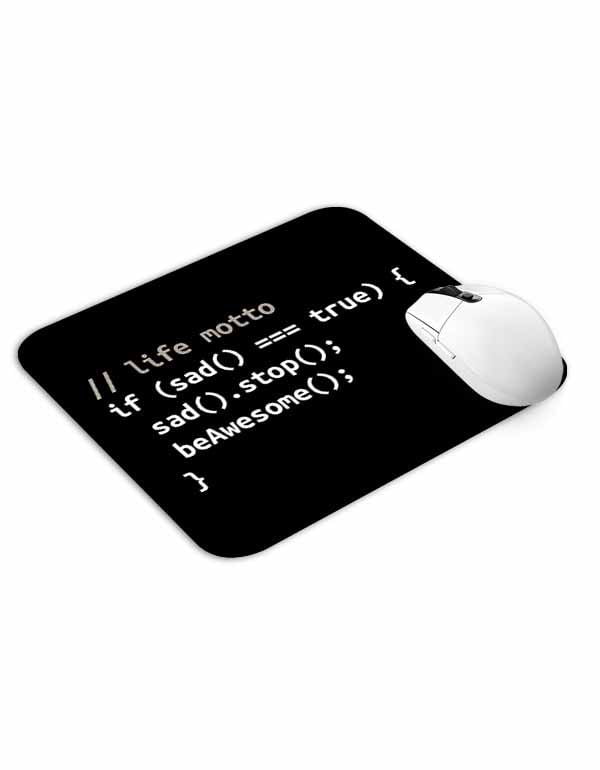 Allleftout Life Motto Mouse Pad