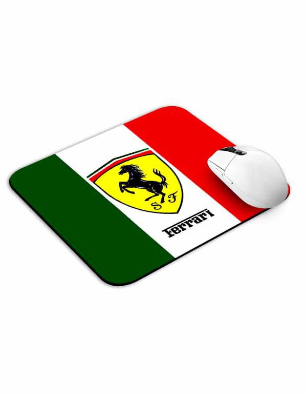 Allleftout Ferrari Green Red Mouse Pad