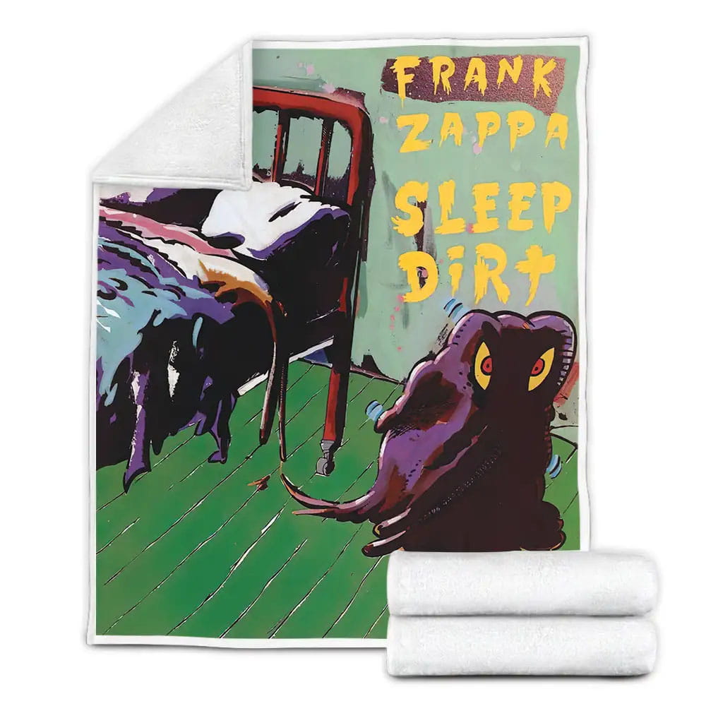Frank Zappa Sleep Dirt Fleece Blanket Gift For Birthday Halloween Christmas Thanksgiving