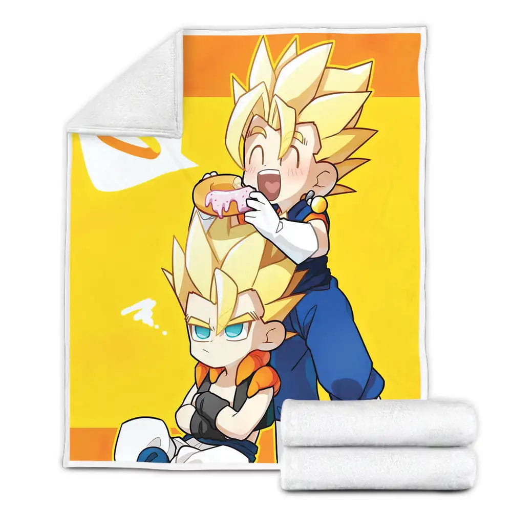 Dragon Ball Funny Vegito Andamp Fleece Blanket Gift For Christmas Thanksgiving Halloween