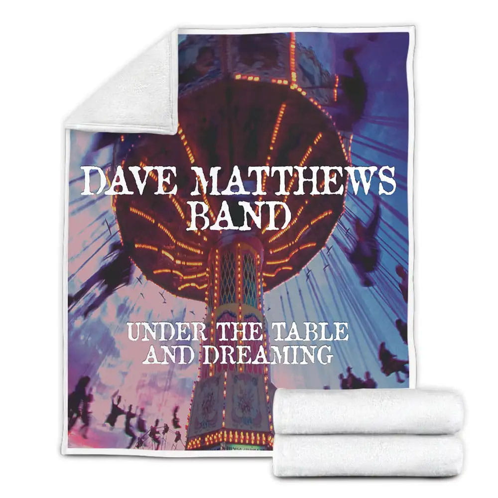 Dave Matthews Under The Table And Dreaming Album Cover Fleece Blanket Perfect 