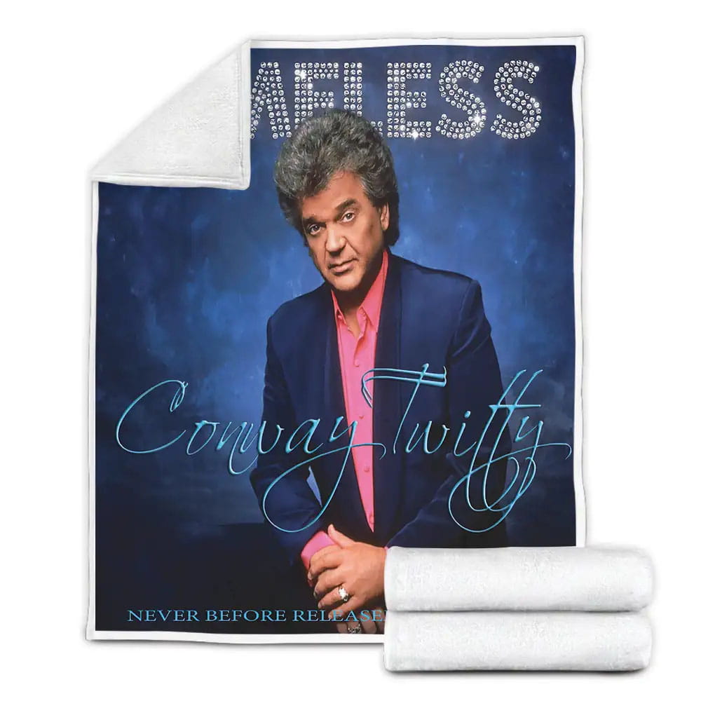 Conway Twitty Timeless Fleece Blanket Gift For Birthday Halloween Christmas Thanksgiving