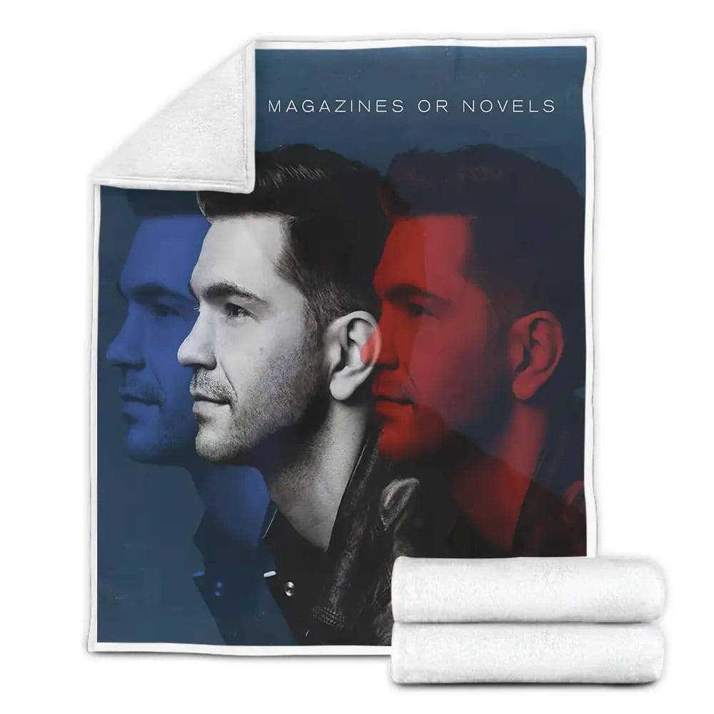 Andy Grammer Magazines Or Novels Album Cover Fleece Blanket Gift For Wife Husband Besties
