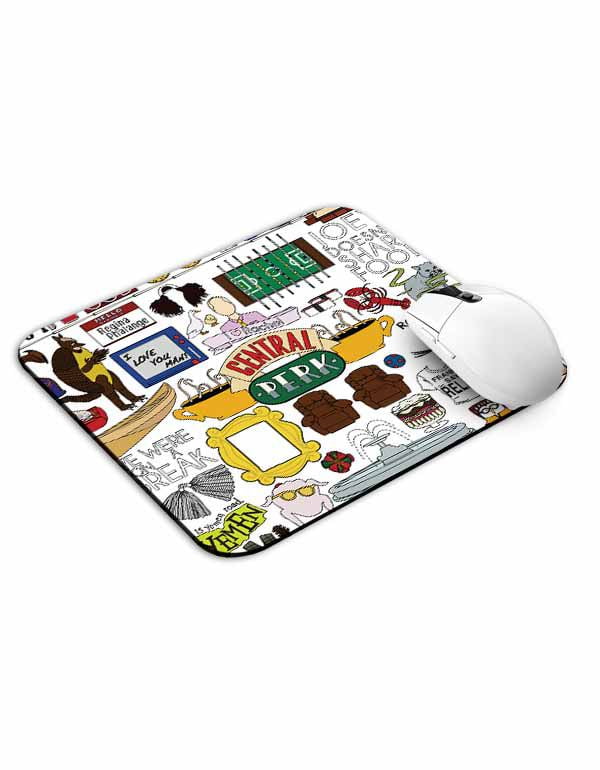 Allleftout Friends Poster White Mouse Pad