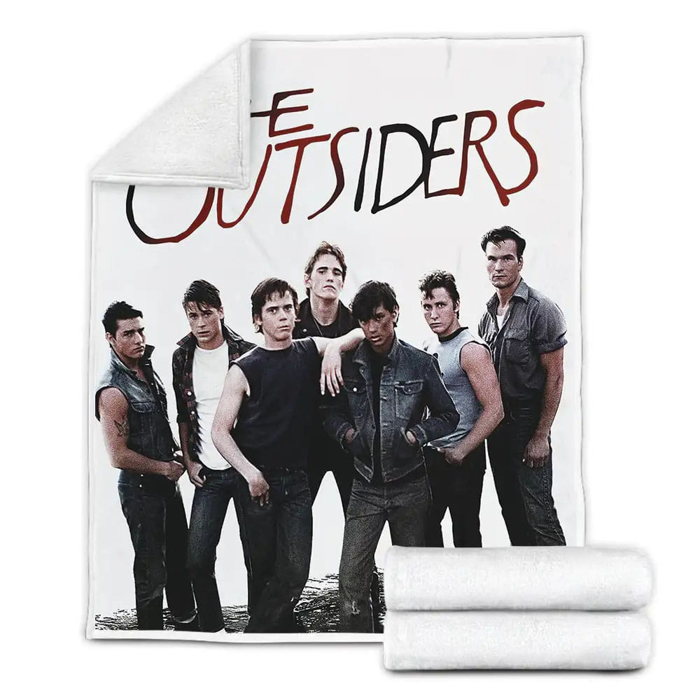 The Outsiders Casts Photograph Fleece Blanket Gift For Christmas Thanksgiving Halloween