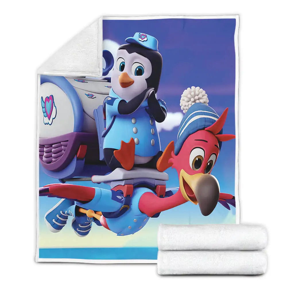 T.O.T.S. Pip And Freddy Fleece Blanket Gift For Birthday Halloween Christmas Thanksgiving