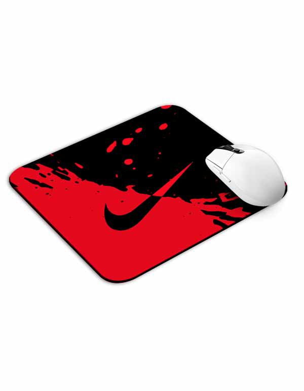 Allleftout Nike Red Black Mouse Pad
