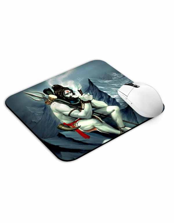 Allleftout Shiva Smoking Mouse Pad