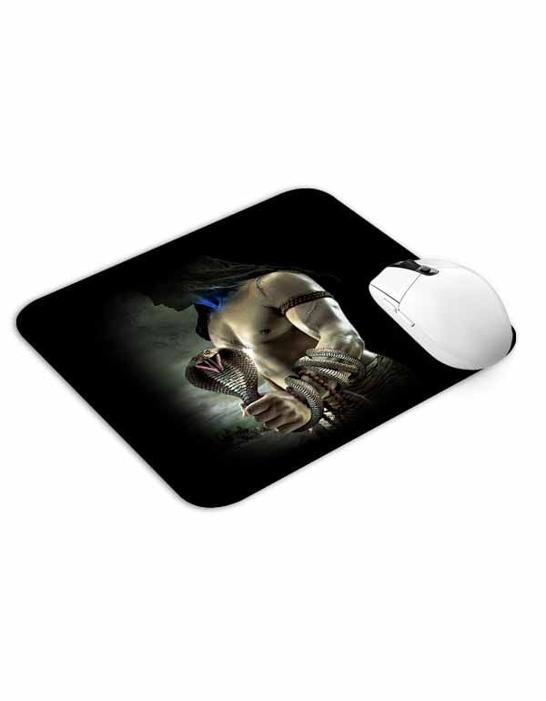Allleftout Shiva With Snake Mouse Pad