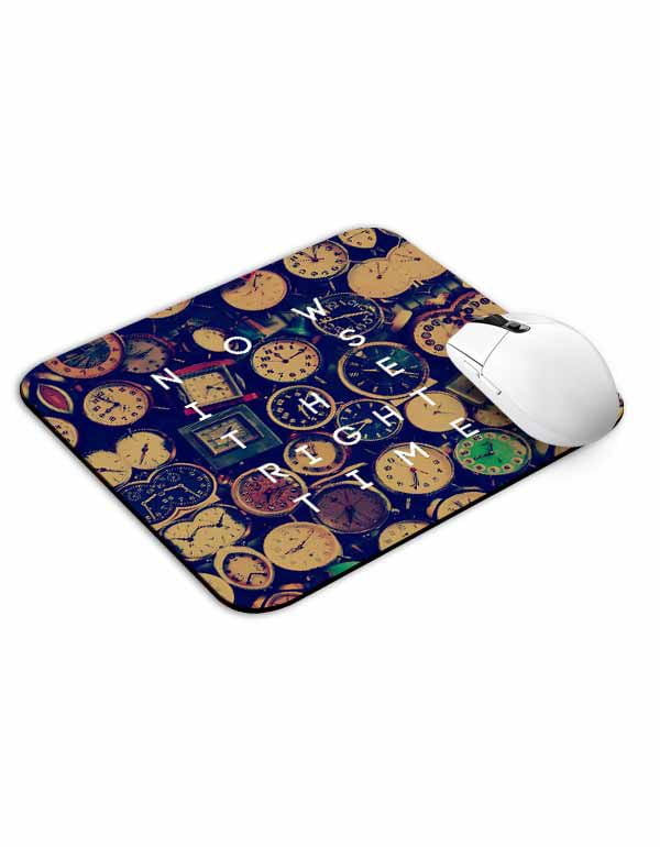 Allleftout Now Is The Right Time Mouse Pad