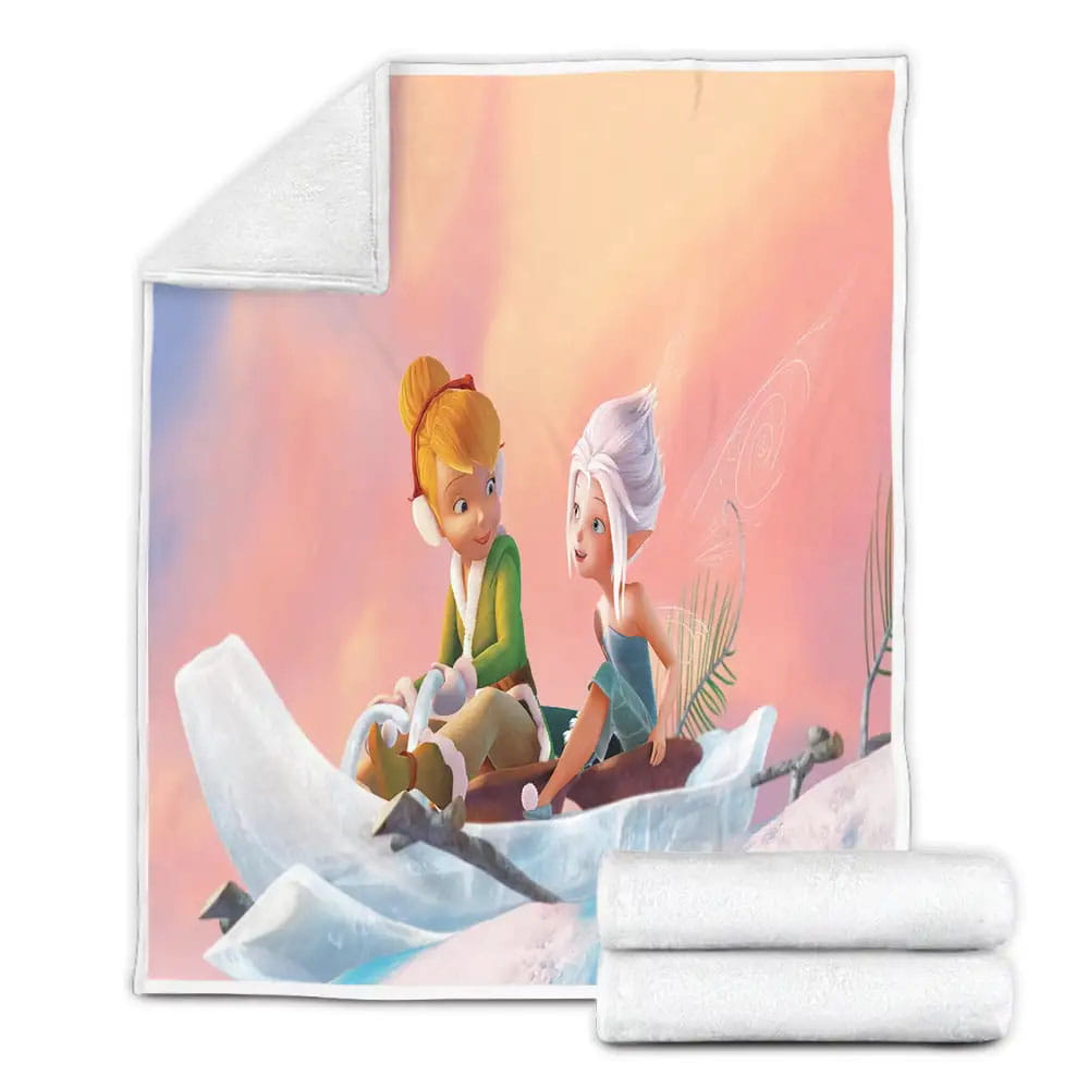 Disney Movies Tinker Bell Secret Of The Wings Fleece Blanket Gift For Wife Husband Besties