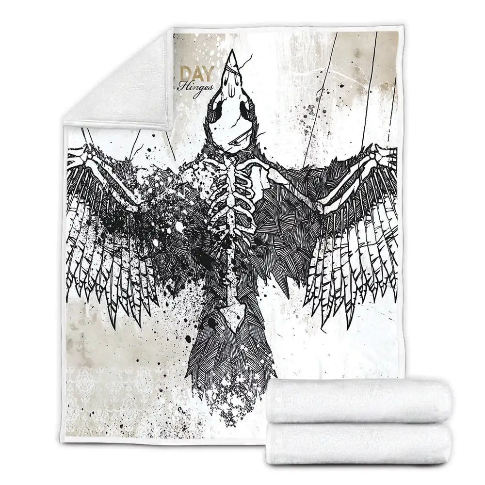 Haste The Day Album Cover Pressure The Hinges Fleece Blanket Gift For Wife Husband Besties