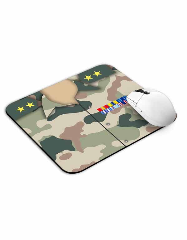 Allleftout Military Army Uniform Mouse Pad
