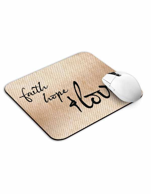 Allleftout Faith Love And Hope Mouse Pad