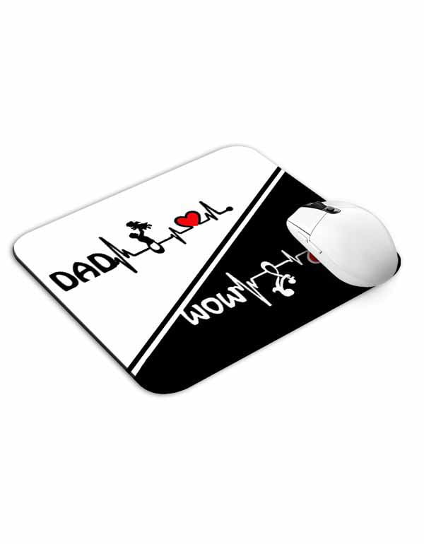 Allleftout Love Mom Dad Mouse Pad