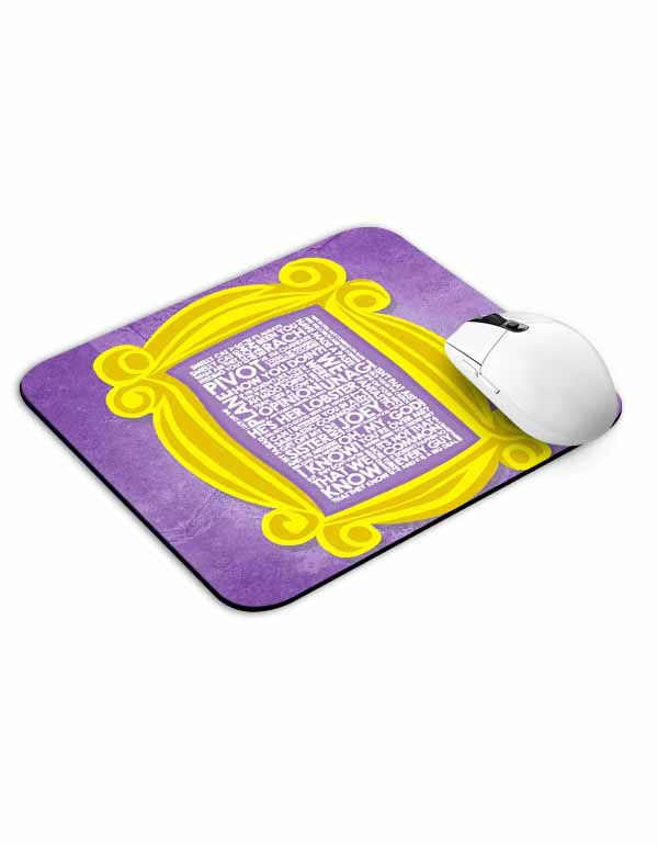 Allleftout Friends Door Mouse Pad
