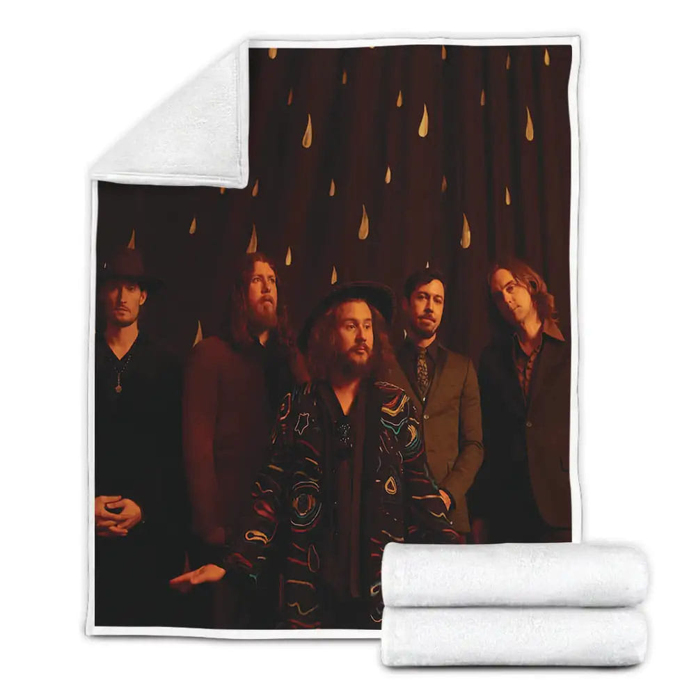 My Morning Jacket Photo Members Fleece Blanket Gift For Christmas Thanksgiving Halloween