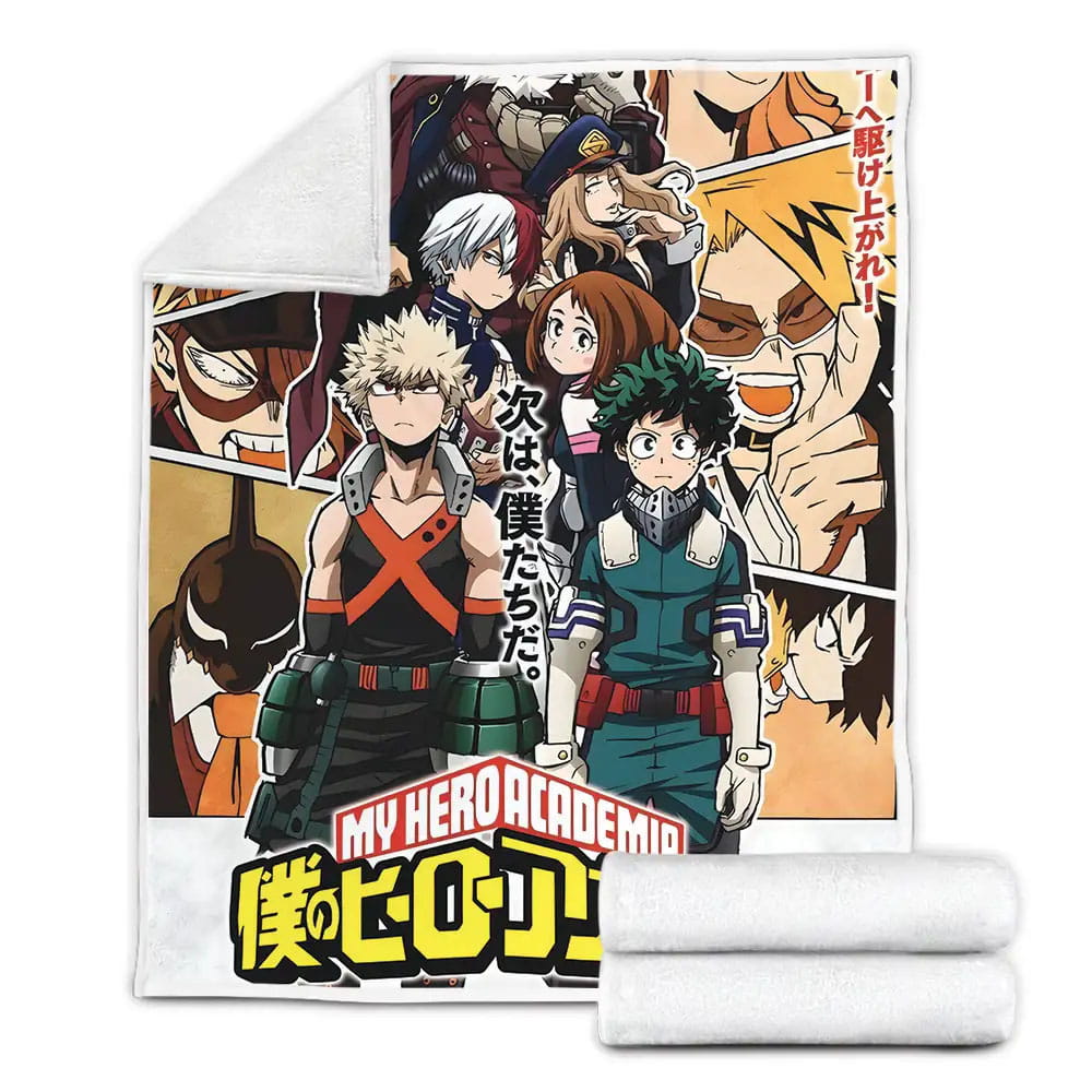 My Hero Academia Midoriya Izuku Fleece Blanket Gift For Christmas Thanksgiving Halloween