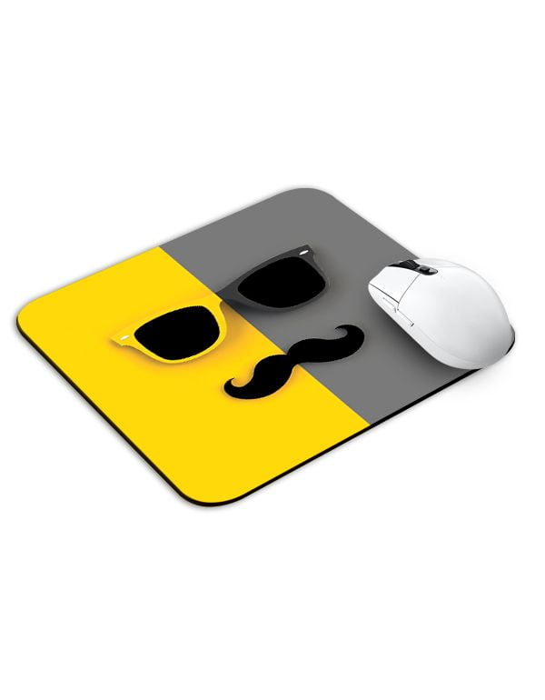Allleftout Mustache Mouse Pad