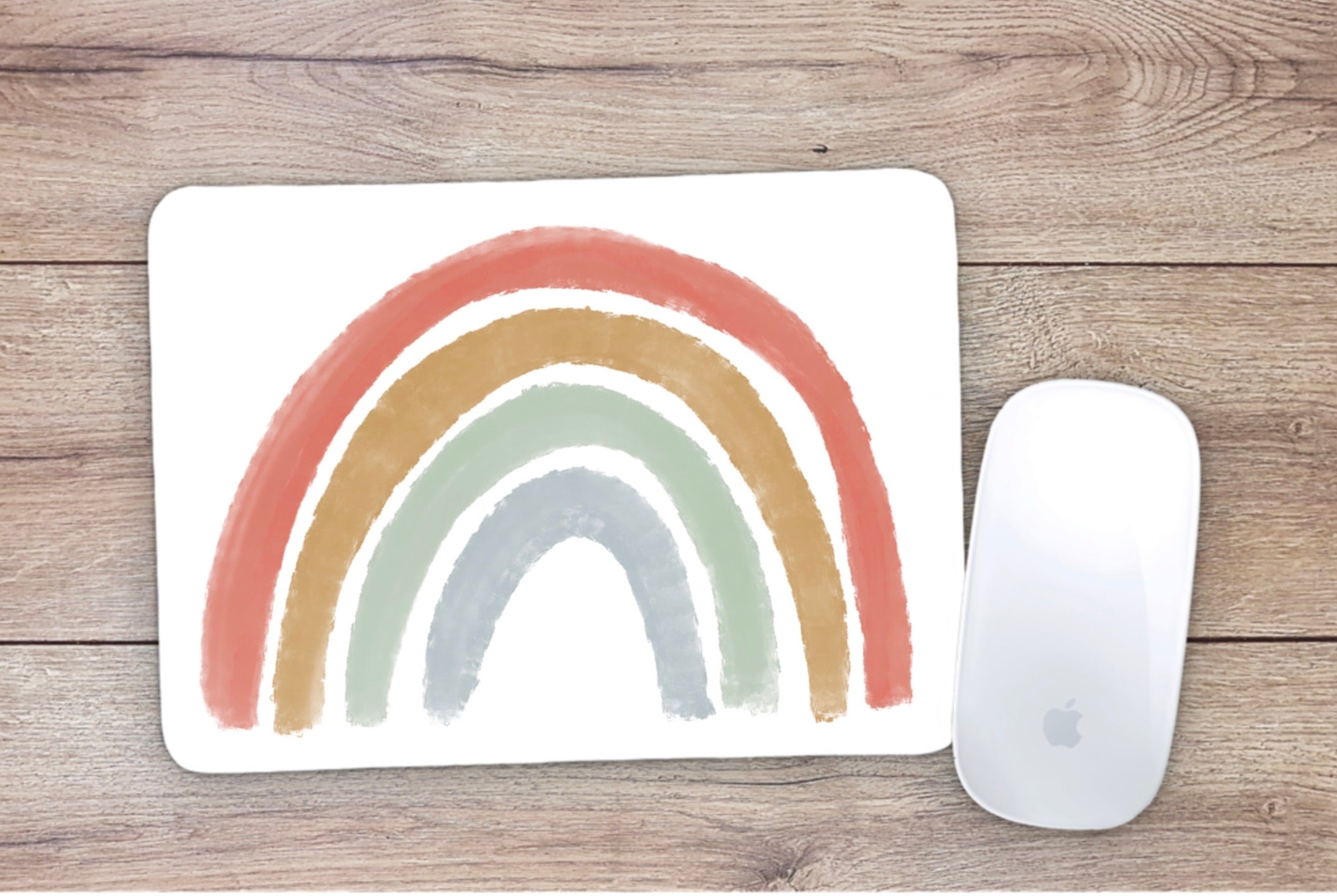 Allleftout Boho Rainbow Mouse Pad
