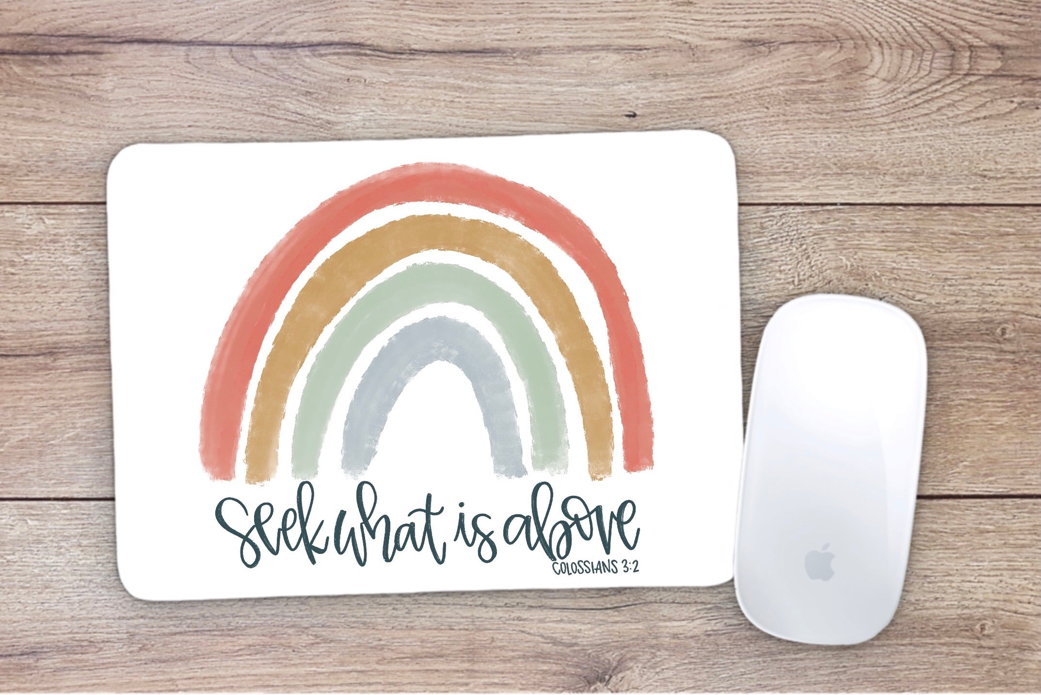 Allleftout Seek What Is Above Rainbow Mouse Pad