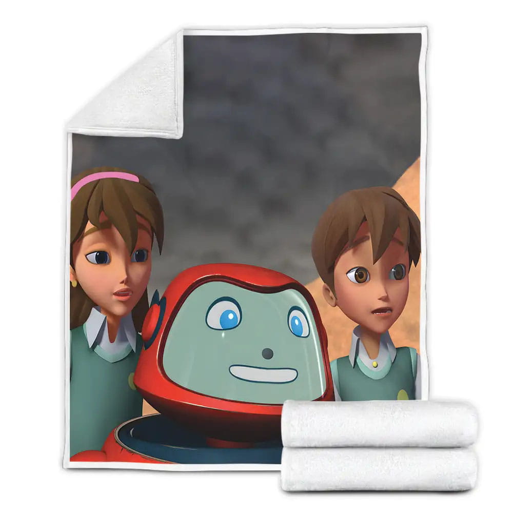 Cartoon Movies Superbook Fleece Blanket Gift For Birthday Halloween Christmas Thanksgiving