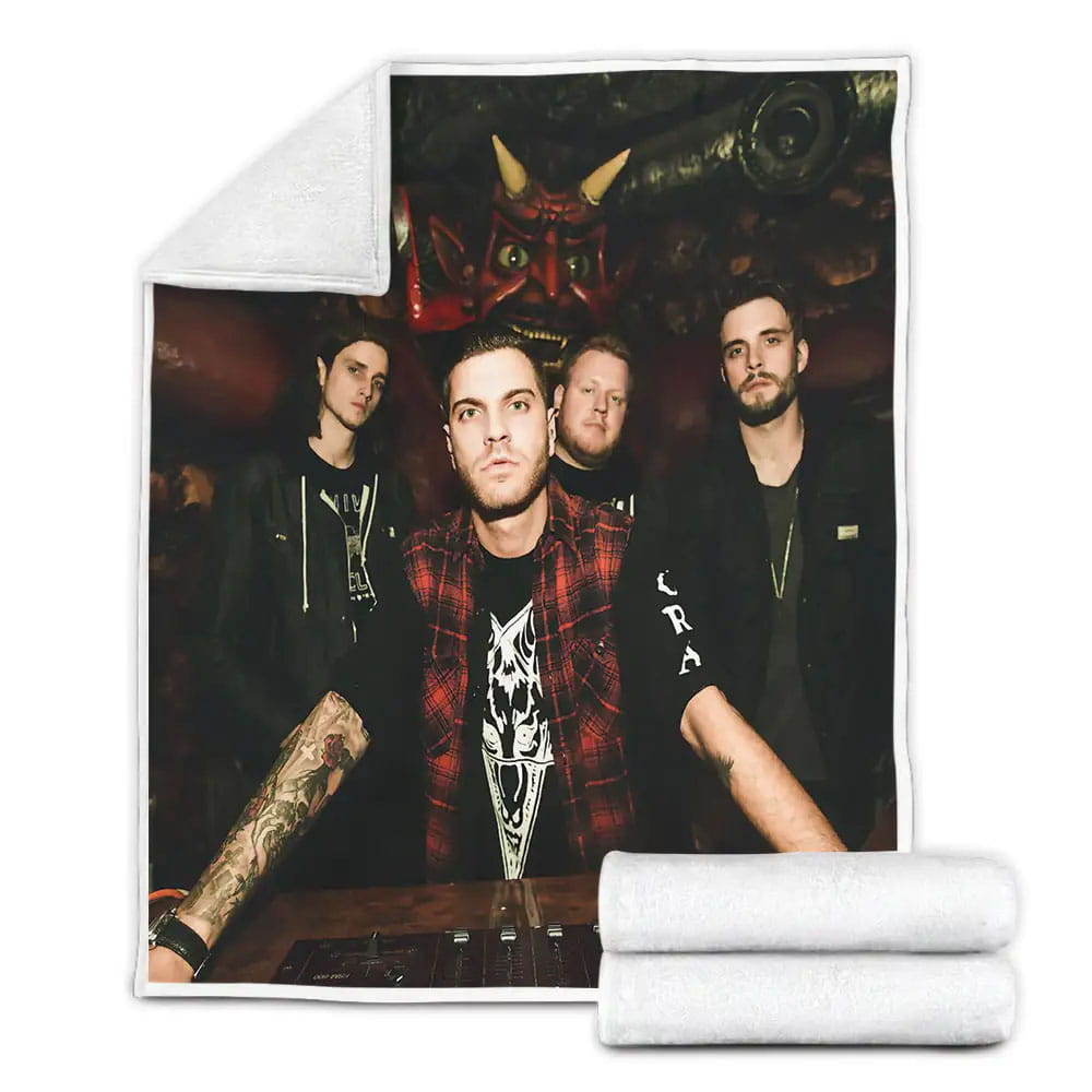 Ice Nine Kills Band Satan Fleece Blanket Gift For Birthday Halloween Christmas Thanksgiving