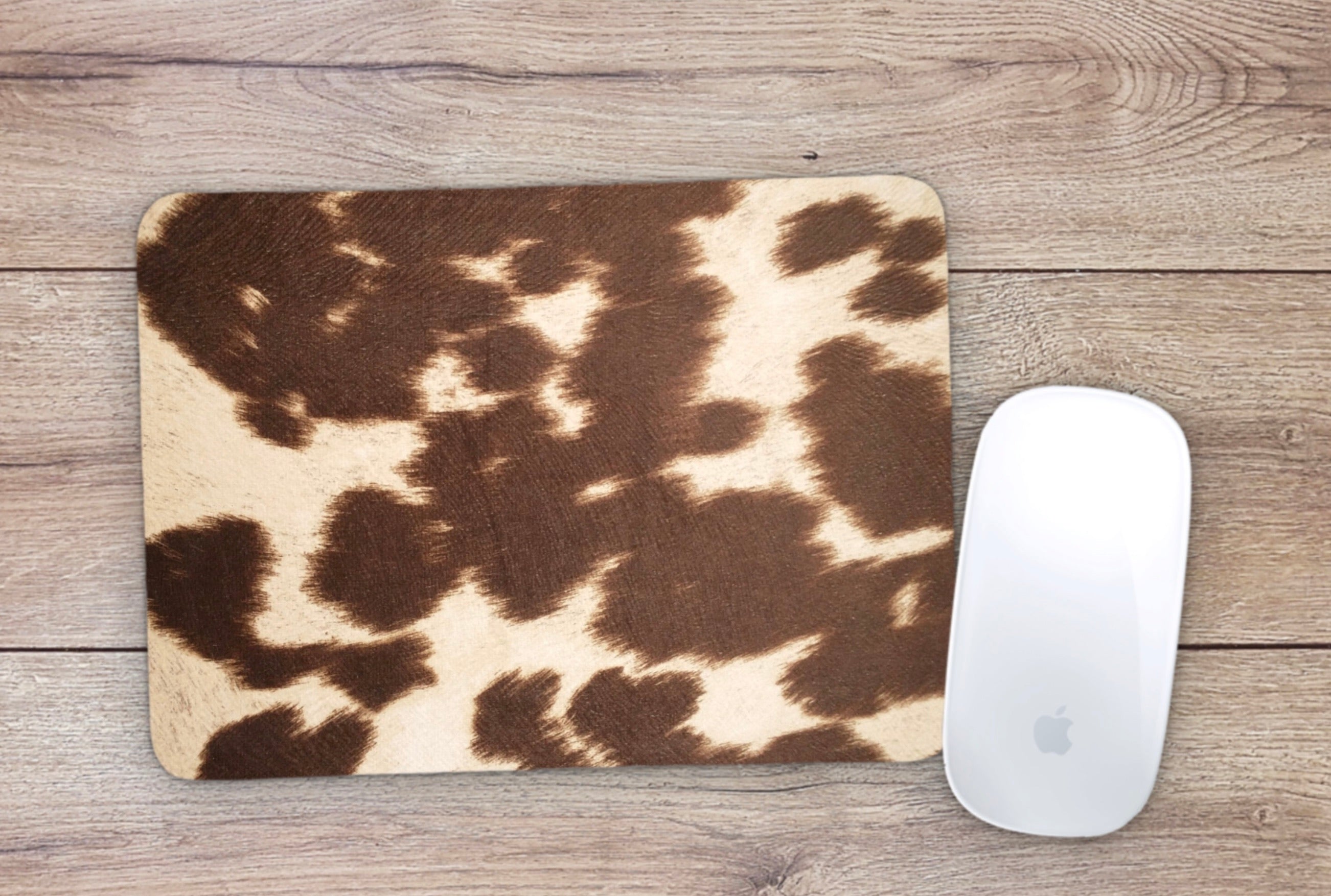 Allleftout Cowhide Mouse Pad