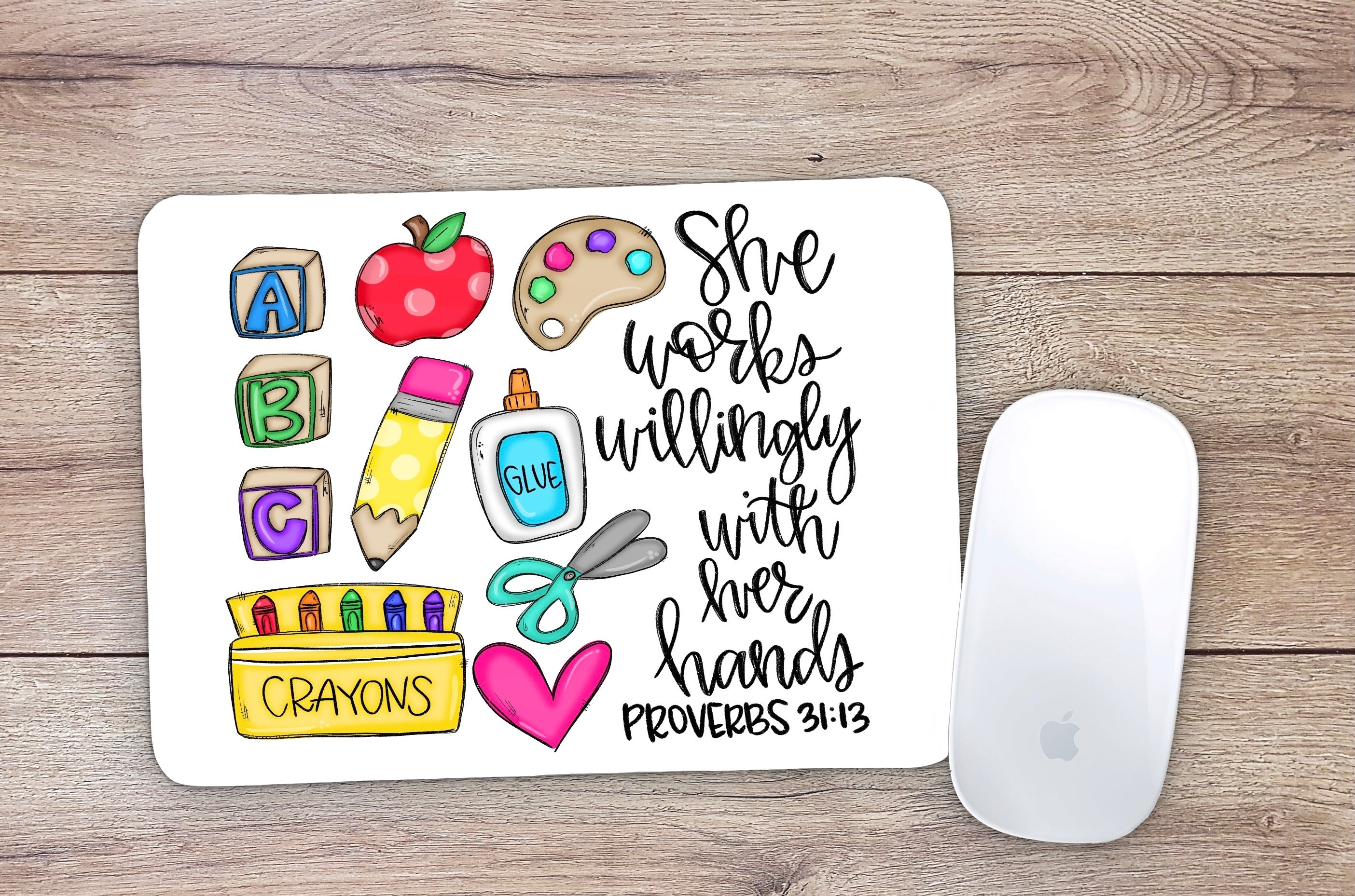 Allleftout Day Care Teacher Mouse Pad